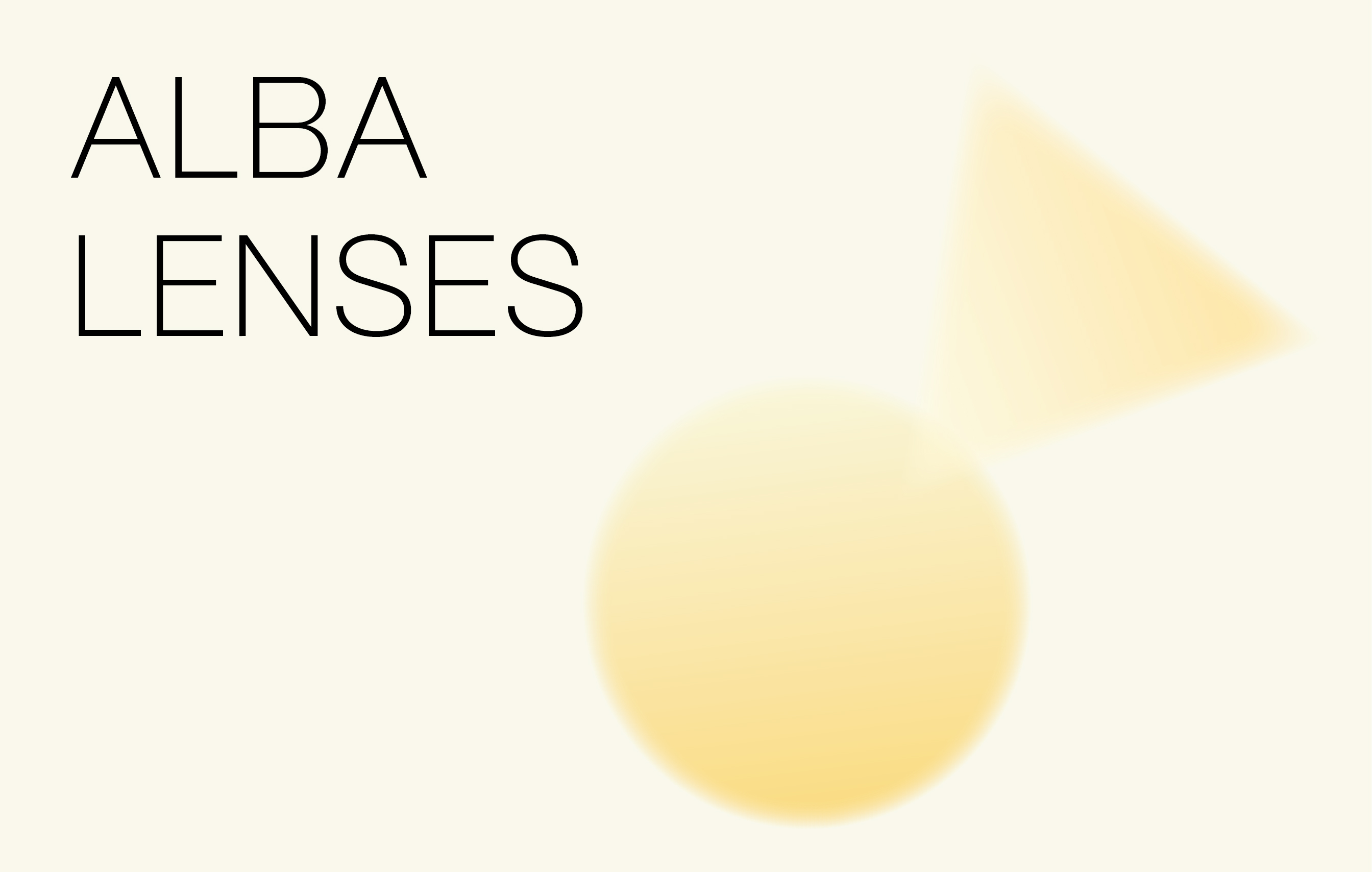 ALBA LENSES